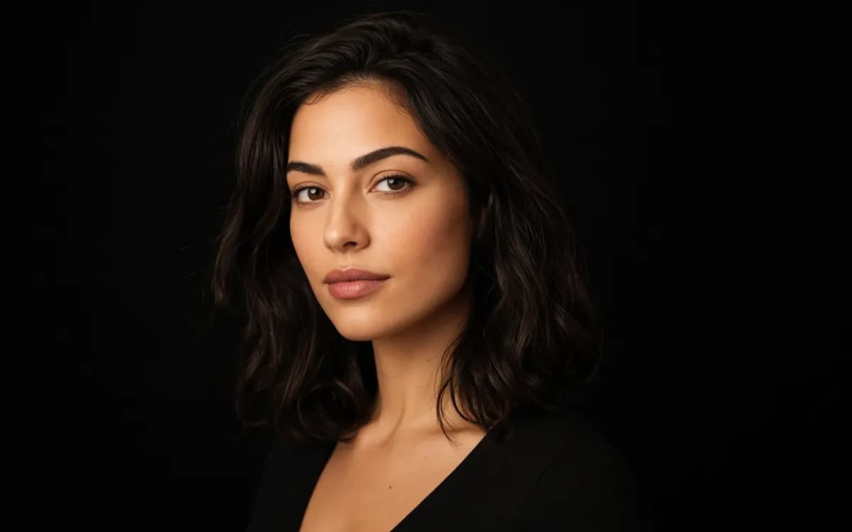 Professional studio portrait